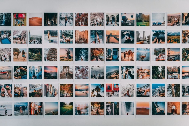 Painel de Fotos Polaroid - Impressão de Fotos.