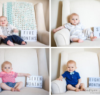 Poses para fotos de mesversário: 7 novas ideias para seu bebê